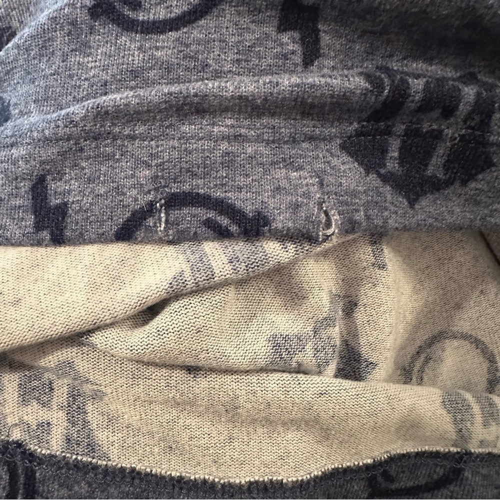 Wizarding World Of Harry Potter Womens sz XL Blue Sweater Top Long Sleeve Crop - Picture 3 of 6